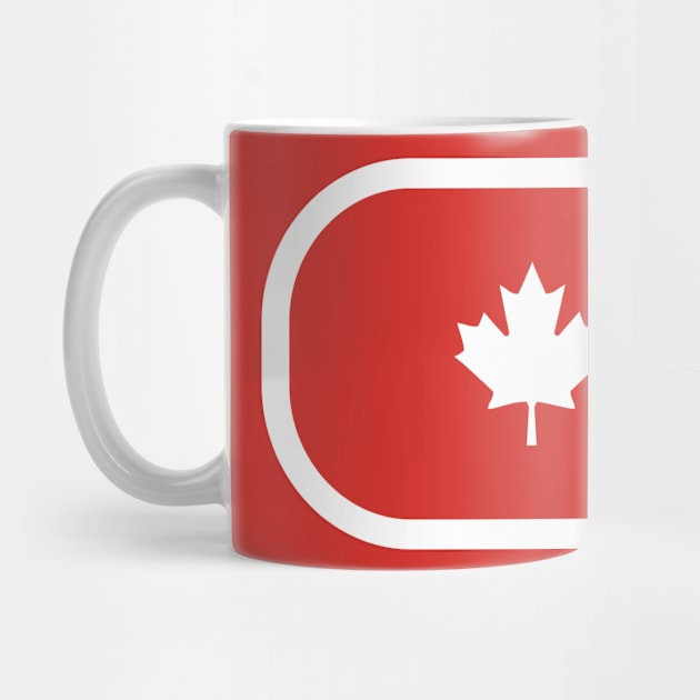 C is for Canada | Canadian Hockey Rink | Maple Leaf by FantasySportsSpot